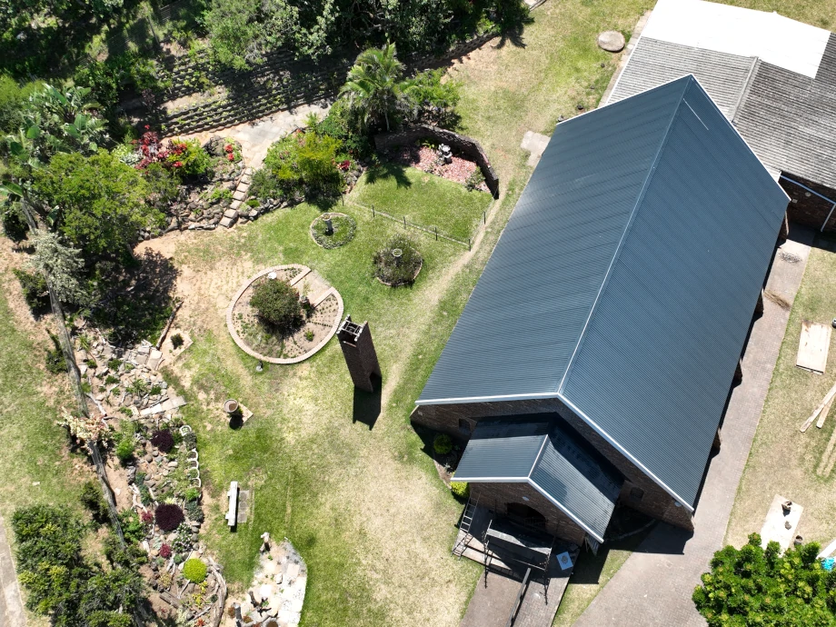 The aluminum roof sheeting is coated in the most up to date color technology