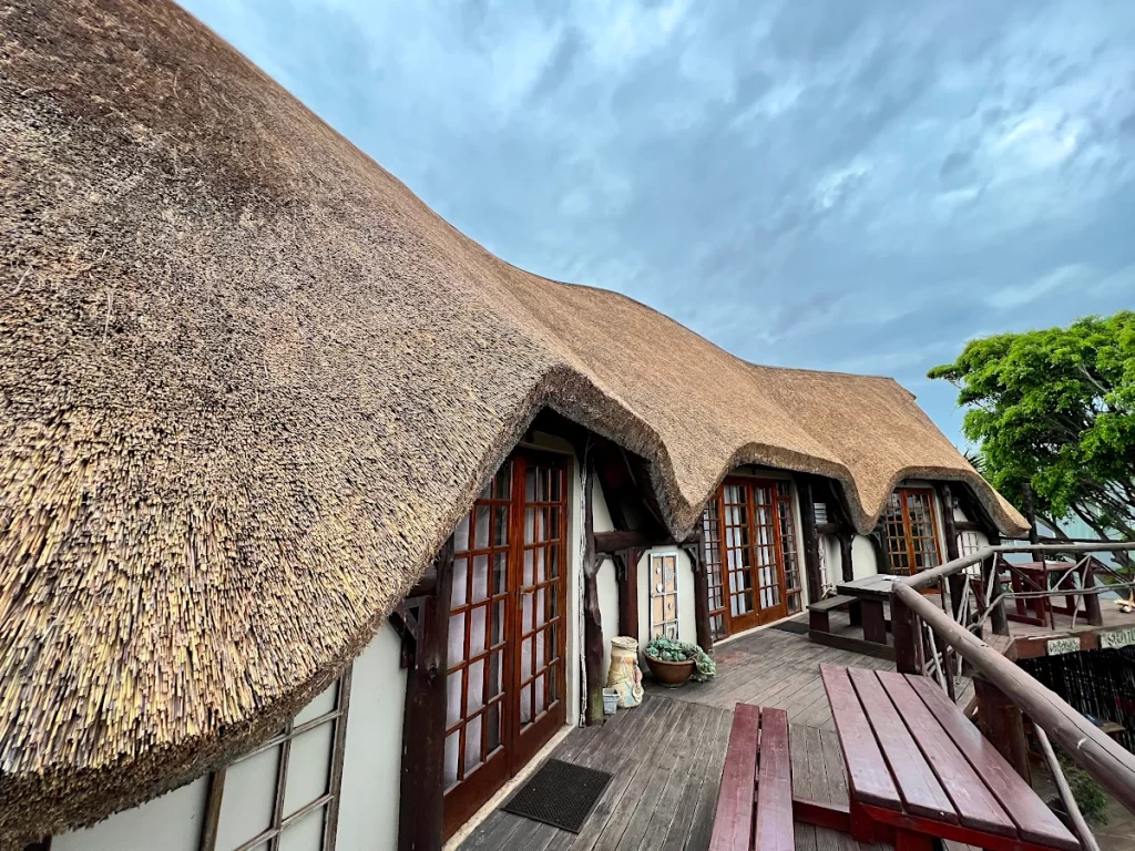 A thatch roof that we brush and filled in Gonubie, East London
